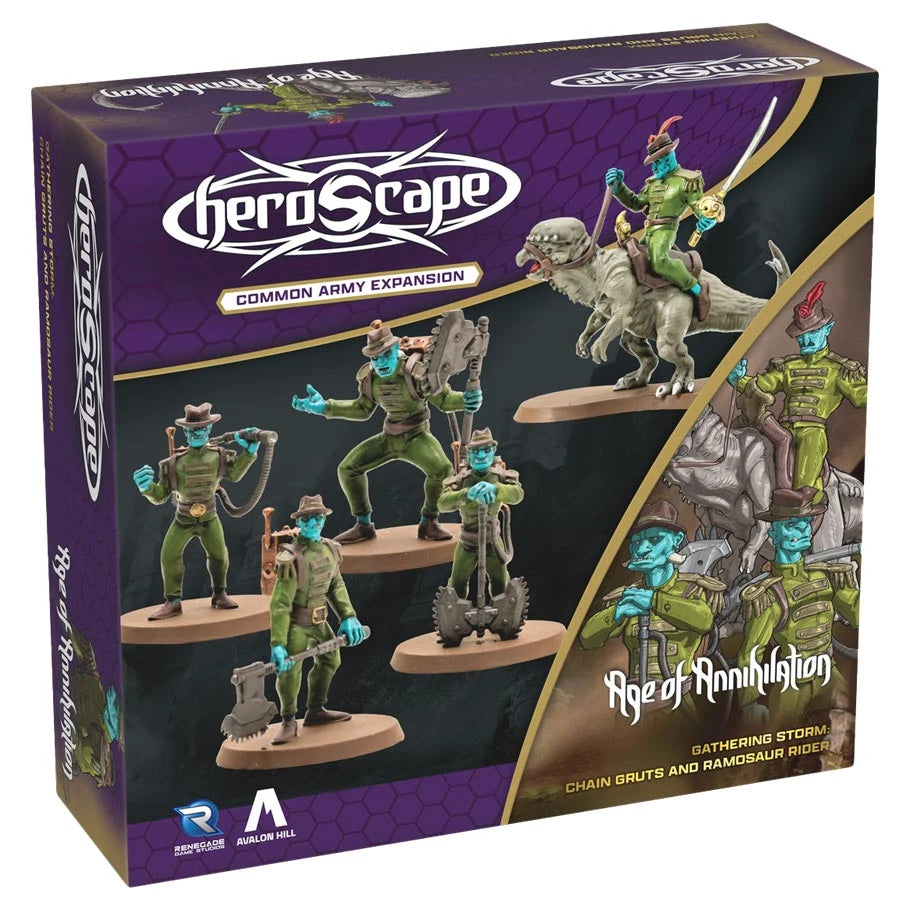 Heroscape | Chain Gruts & Ramosaur Rider