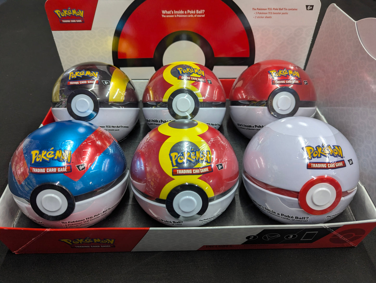 Pokemon Ball Tins