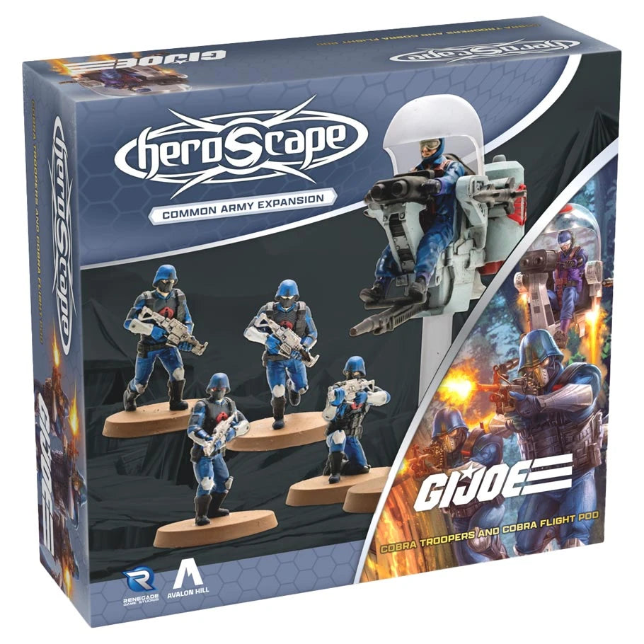 G.I.Joe Heroscape | COBRA Troopers & Flight Pod