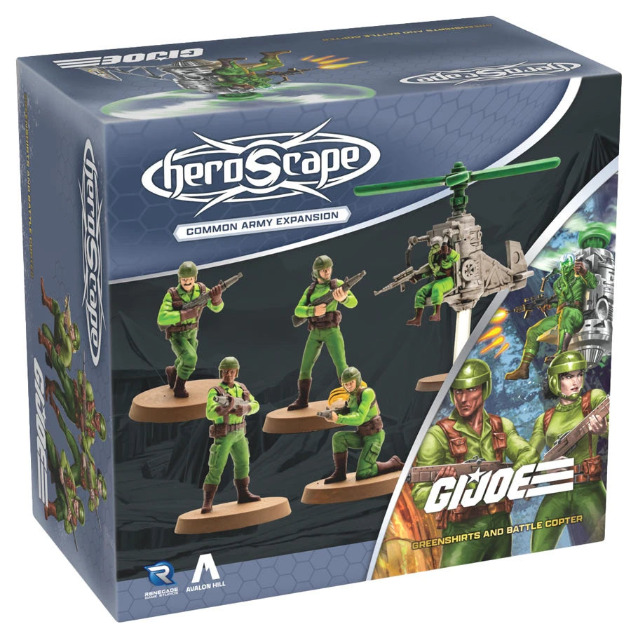 G.I.Joe Heroscape | Greenshirts & Battle Copter