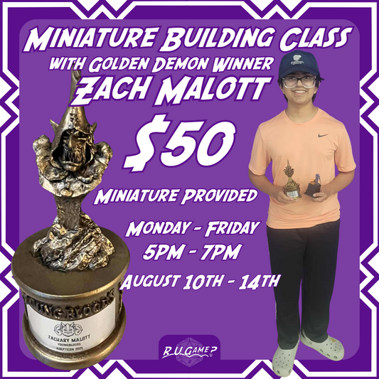 Miniature Building Class with Zach Malott